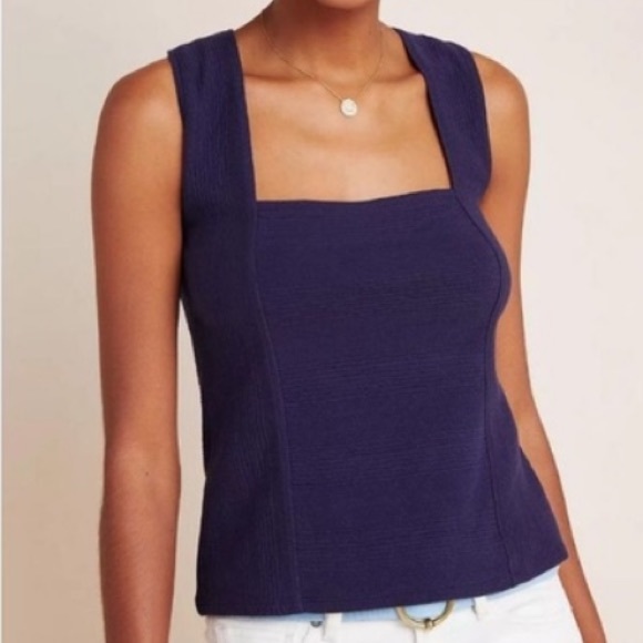 Anthropologie Tops - Anthropologie Maeve Blue Stephie Top